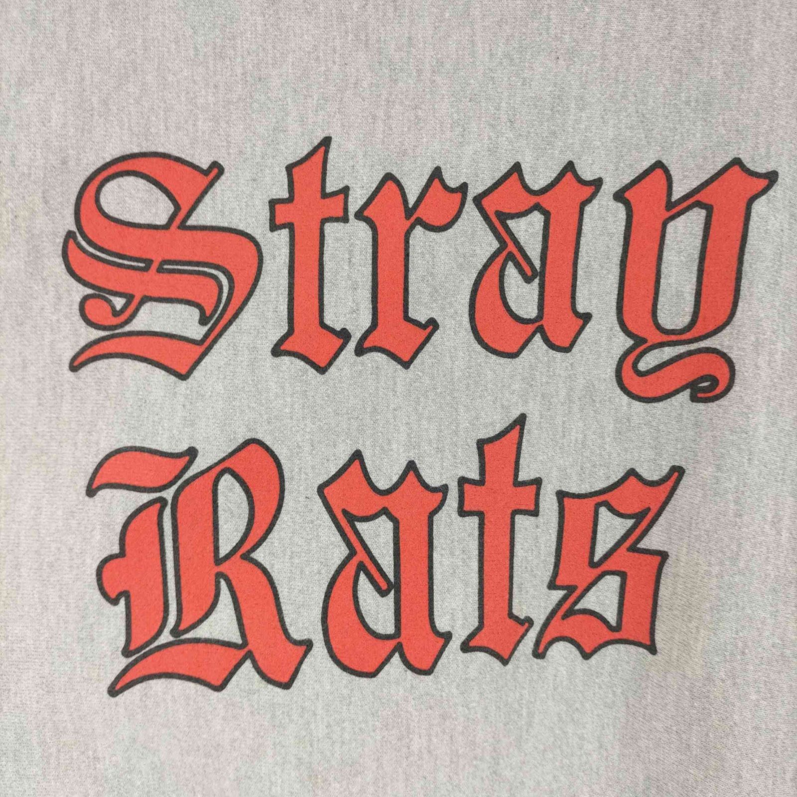 ストレイラッツ stray rats ブランドカレッジプリントスウェット 