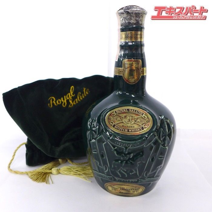 ロイヤルサルート ウイスキー 未開栓 未開栓 ROYAL SALUTE ロイヤルサルート 21年 緑ボトル
