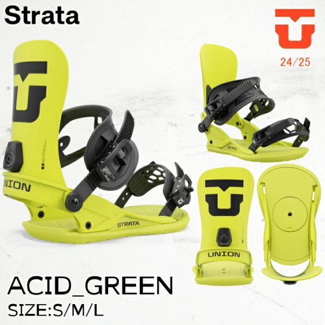 日本正規品 スノーボード ビンディング ユニオン UNION STRATA White