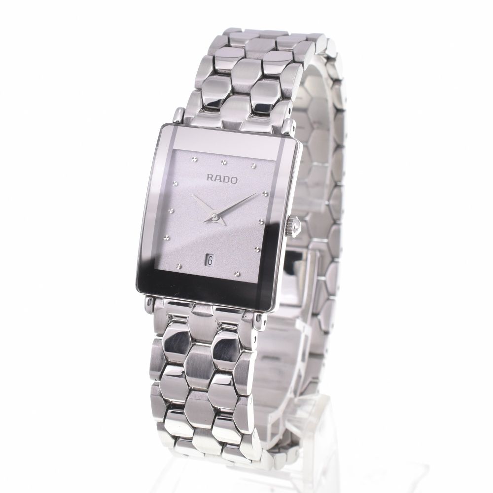 ラドー RADO 160.0486.3 ダイヤスター デイト クォーツ メンズ 美品