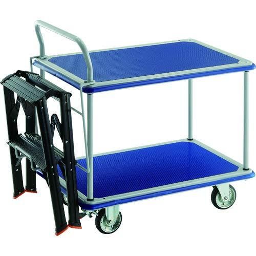2営業日で発送 TRUSCO トラスコ中山 TRUSCO ドンキーカート 2段式片袖タイプ915×615 S付 TSAF-2SV付
