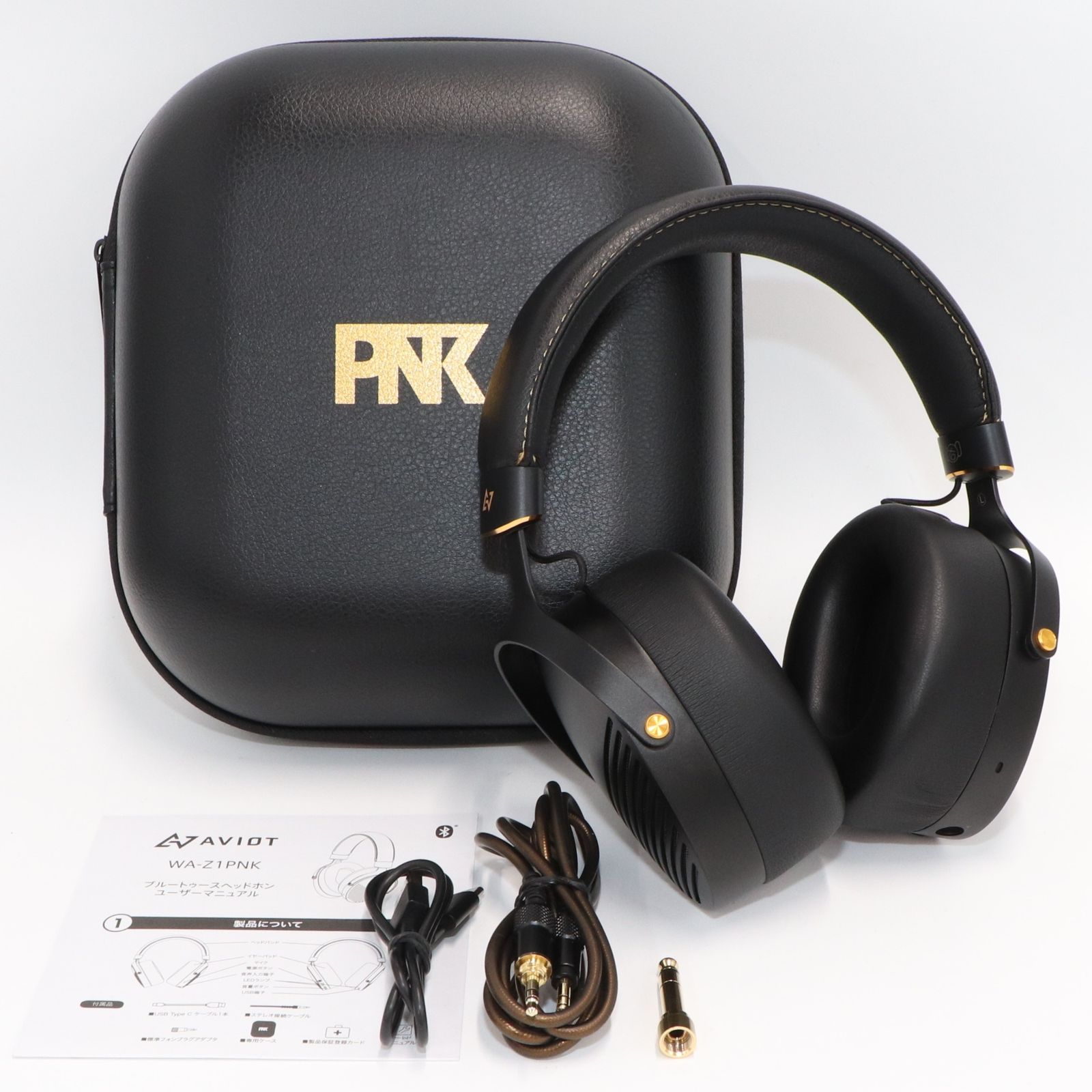 AVIOT ワイヤレスヘッドホン WA-Z1PNK 良い B