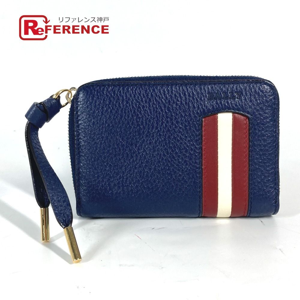 BALLY バリー コインケース ロゴ 財布 小銭入れ MORRIN レザー ブルー