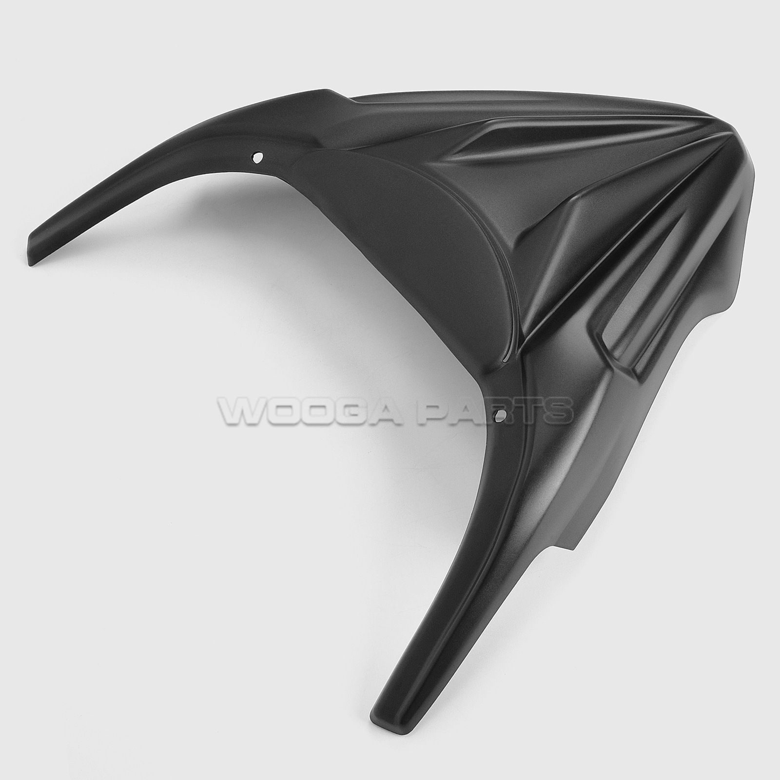 ｜ホンダ ADV350 フロントマッドガード 延長型 ＆ バードビーク ディフューザー スポイラー 下唇エアロパーツ ABS製 マットブラック BRIGHTFACE_UK