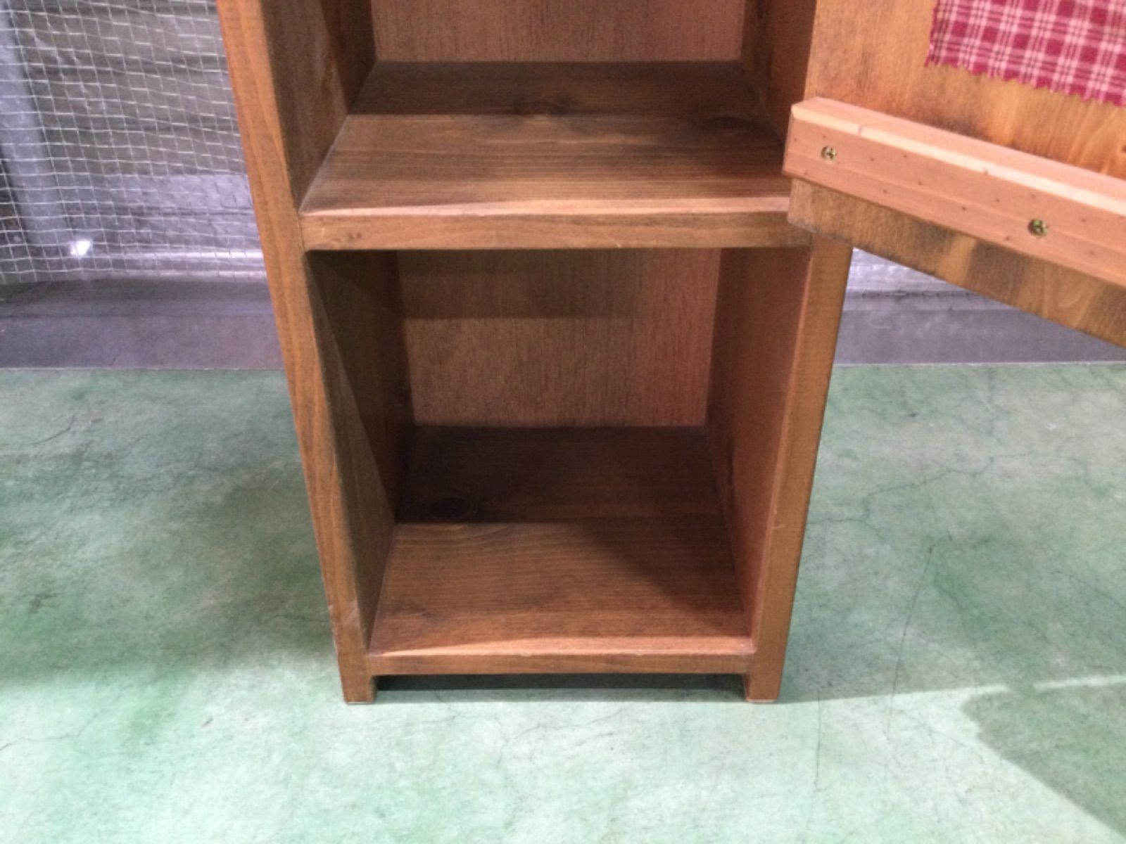 カントリー家具 木製ハート型4段キャビネット アメリカンカントリー