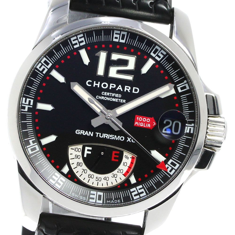 ショパール Chopard 16/8457 ミッレミリア グラントゥーリズモXL パワーコントロール 自動巻き メンズベルト訳あり箱付き_804921  - メルカリ