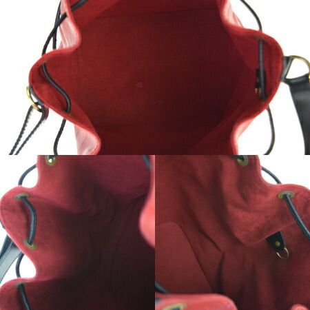 ルイヴィトン エピ・ノエ・ショルダーバッグ 巾着/M44172/レッド/ノワール(ブラック)/LOUIS VUITTON 翌日配送可■314228 ルイヴィトン♡プチ・ノエ ショルダーバッグ ♡エピ♡カスティリアン