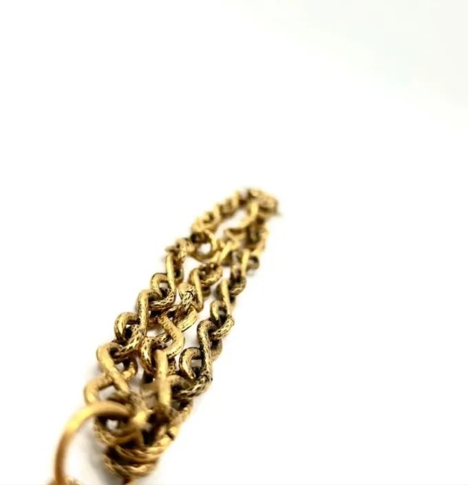 CHANEL チャーム ブレスレット チェーン ゴールド アクセサリー 80s