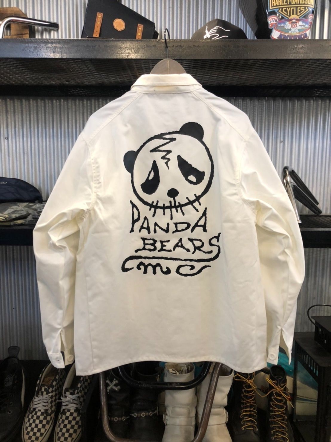 ◎PANDA BEARS パンダベアーズ TATTOO COVERALL タトゥー フレンチ