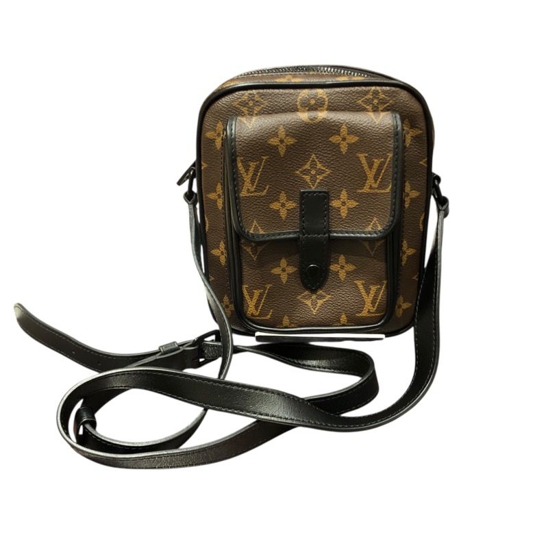 ルイ ヴィトン LOUIS VUITTON クリストファー ウェアラブルウォレット M69404 ブラウン モノグラム マカサー メンズ ショルダーバッグ