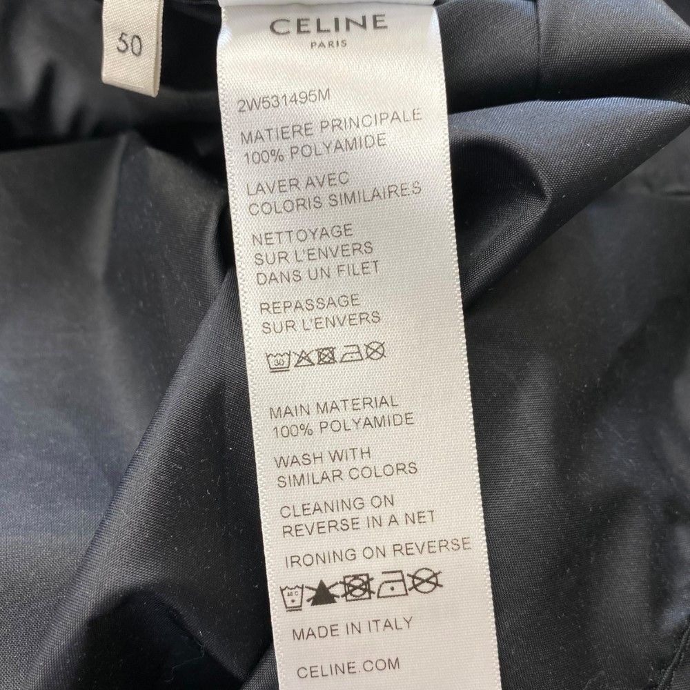 CELINE 22SS WINDBREAKER ウインドブレーカー ジャケット 50 ブラック - メルカリ