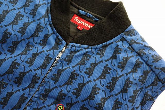 シュプリーム SUPREME 18AW GONZ SHOP VEST PANTHER M ゴンズ