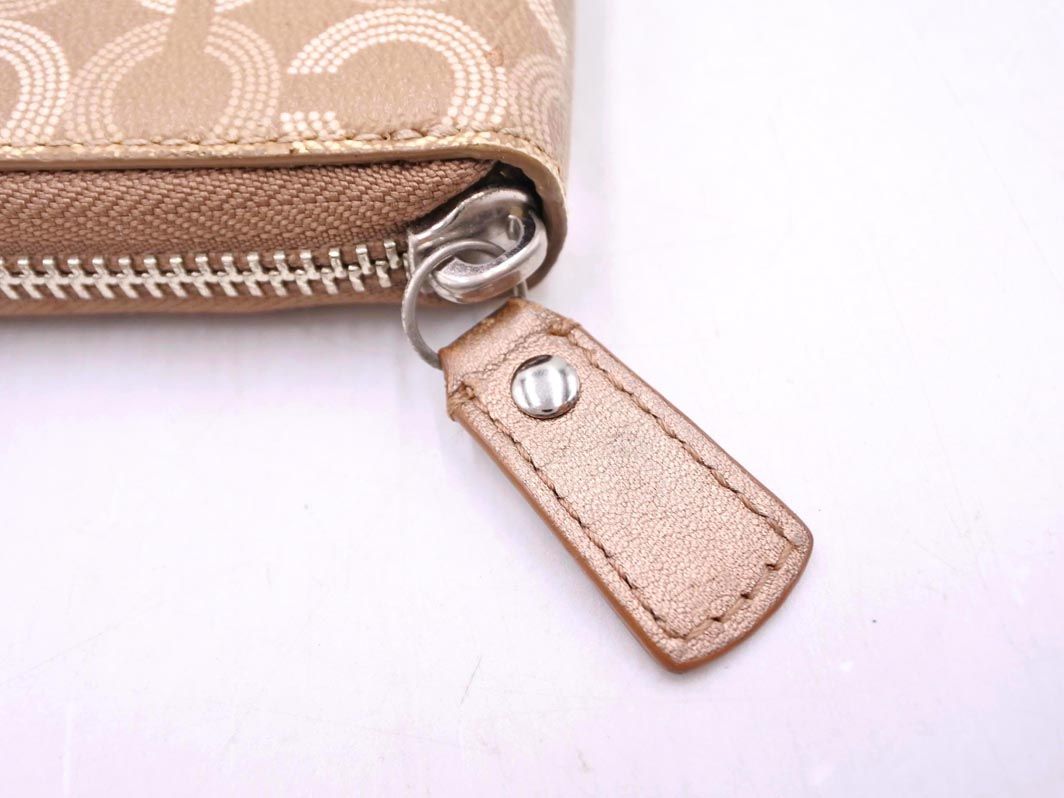 COACH 長財布 ベージュ キャンバス レザー コーチ　シグネチャー 楽天市場】【P5倍 9/4 20時-9/7 24時】コーチ アウトレット 二