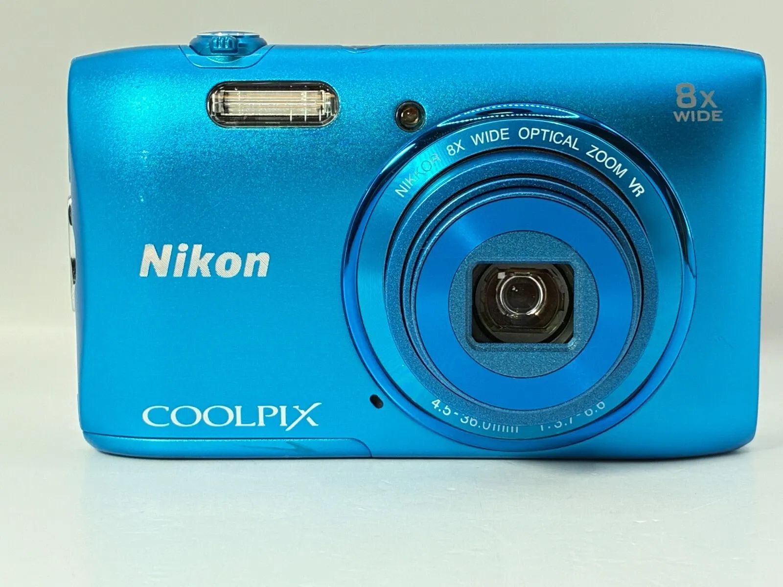 Nikon ニコン COOLPIX S 3600 コンパクトデジタルカメラ コンデジ デジカメ 動作品 ブルー B 373