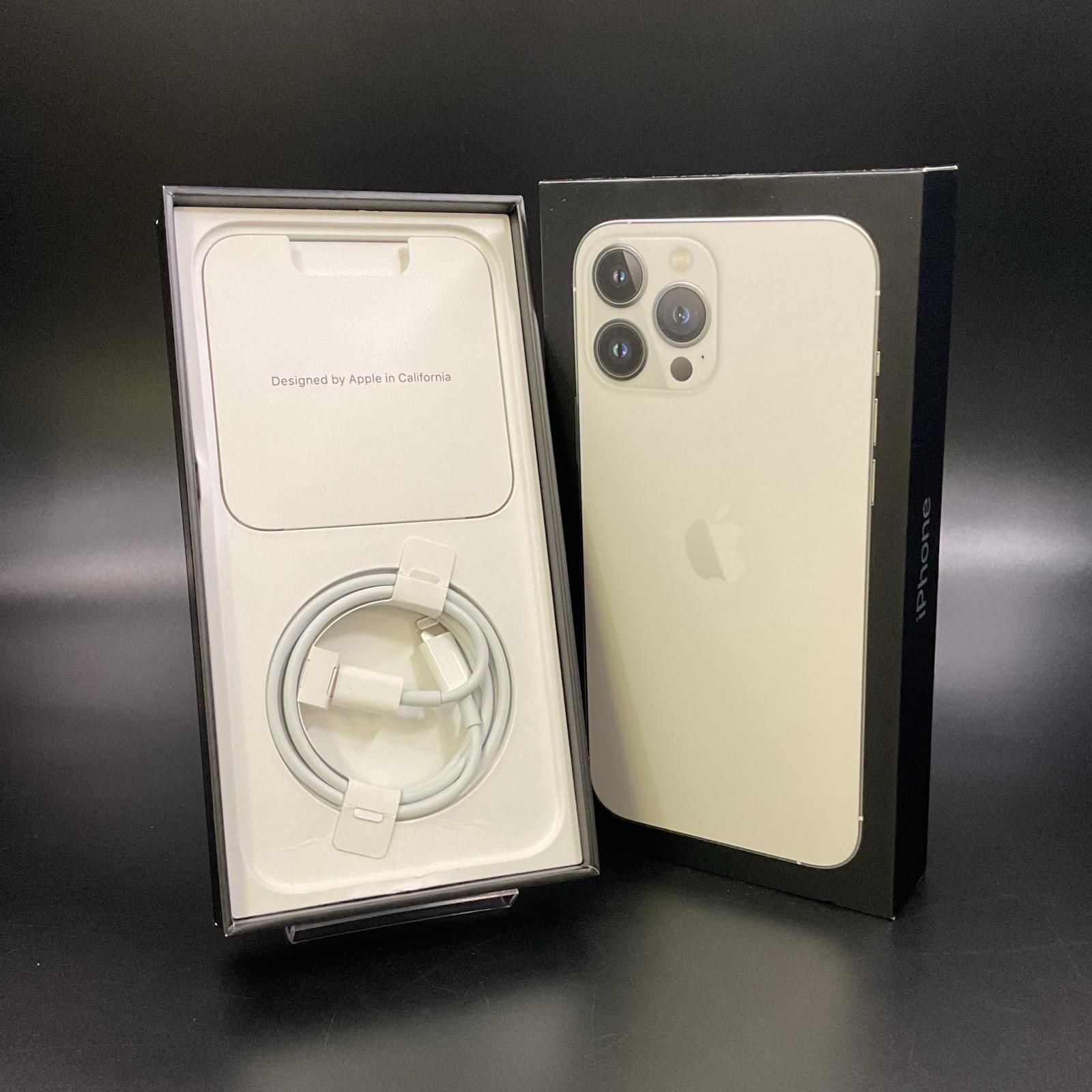 最速発送】Apple iPhone 13 Pro Max 256GB シルバー Softbank 85