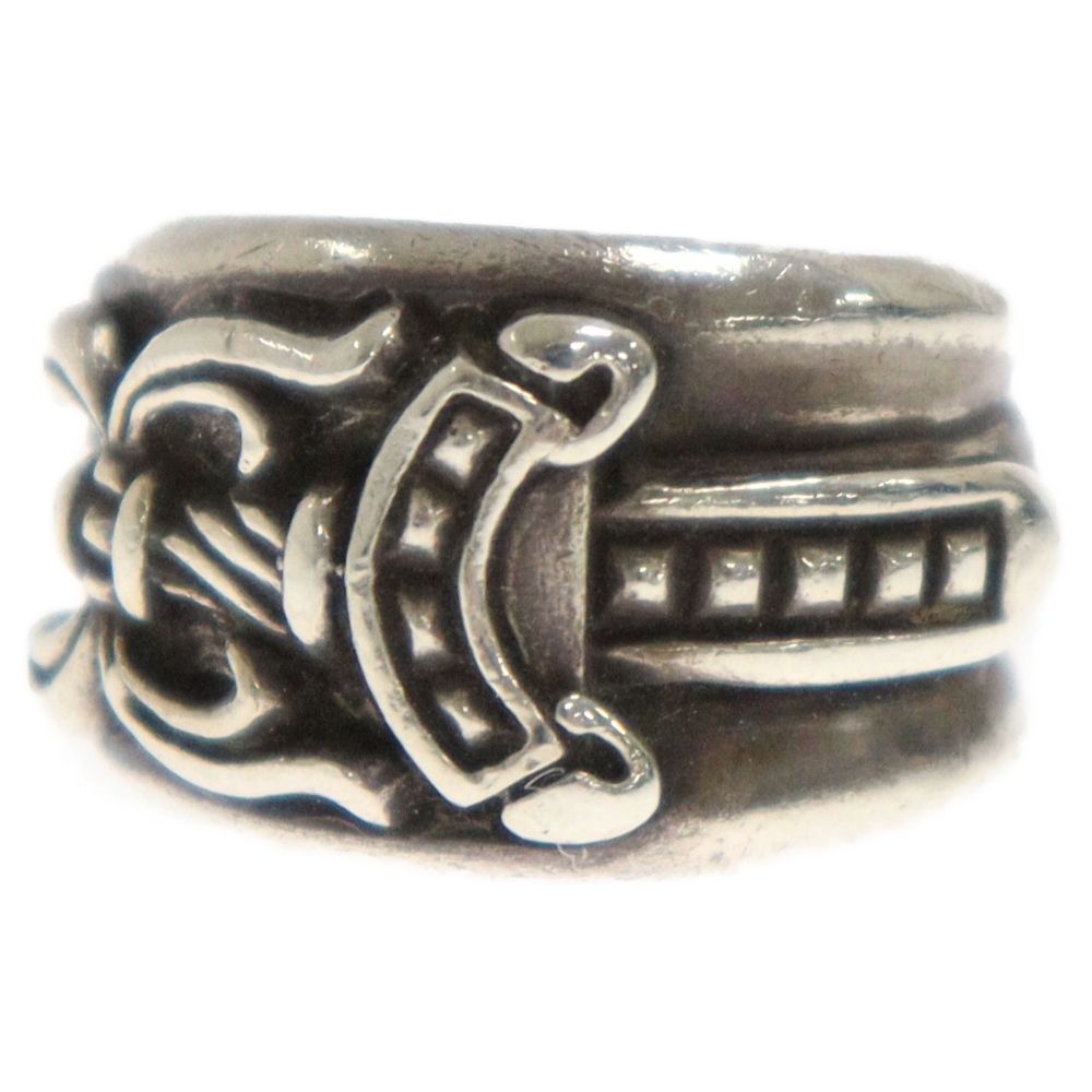 正規品 クロムハーツ　スクロールバンドリング 9号 クロムハーツリング 9号 クロムハーツ リング SCROLL BAND 9号 クロム