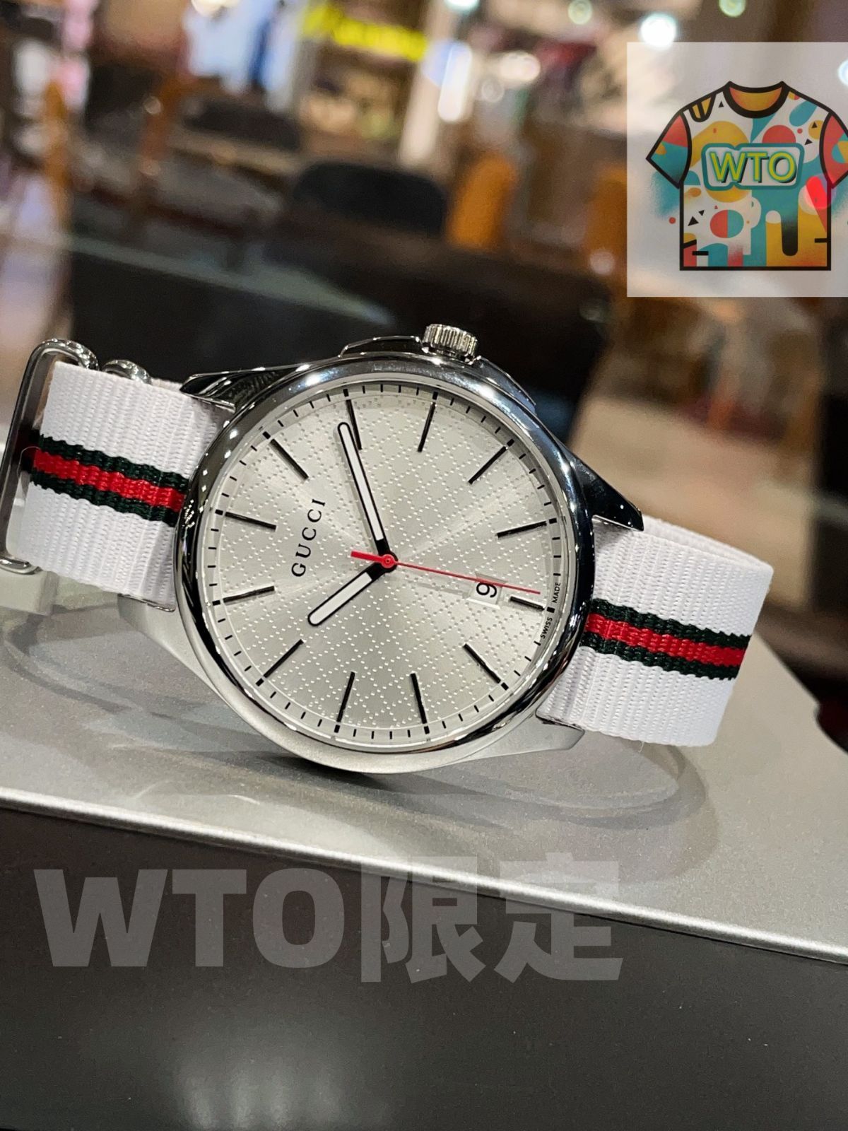 今日WTO】Gucci グッチ ニューモデル ユニセックス クォーツ
