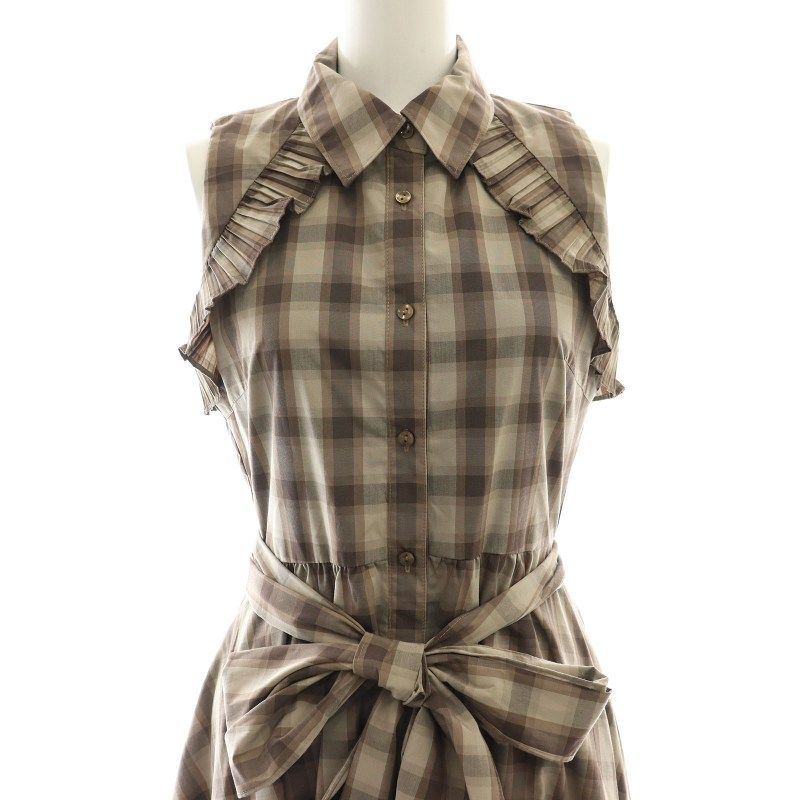 SNIDEL スナイデル イレヘムシャツワンピース　CHECK 　サイズ00 SNIDEL（スナイデル）の「イレヘムシャツワンピース（ワンピース