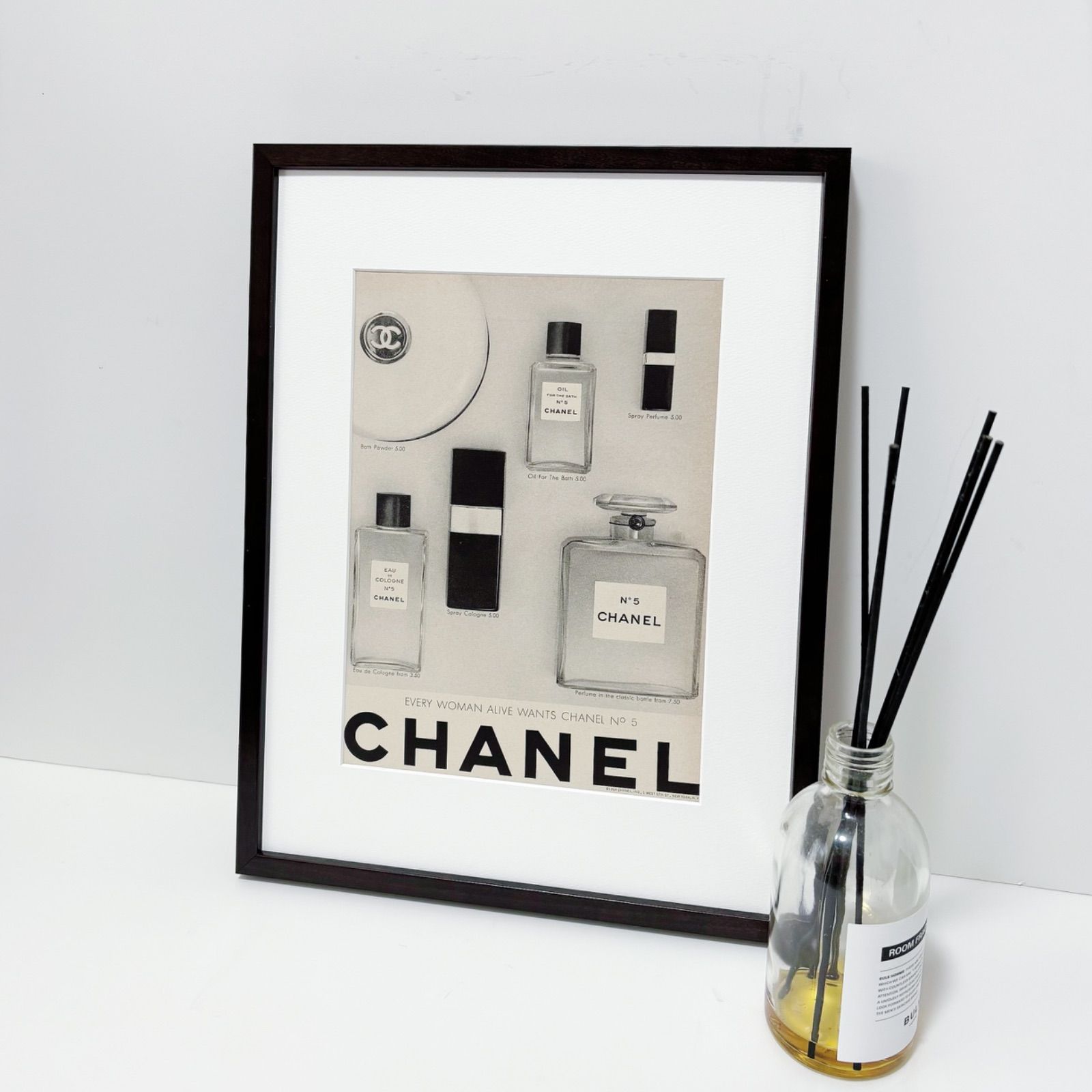 ヴィンテージ感アリ! 1964 広告＞CHANEL シャネル ポスター