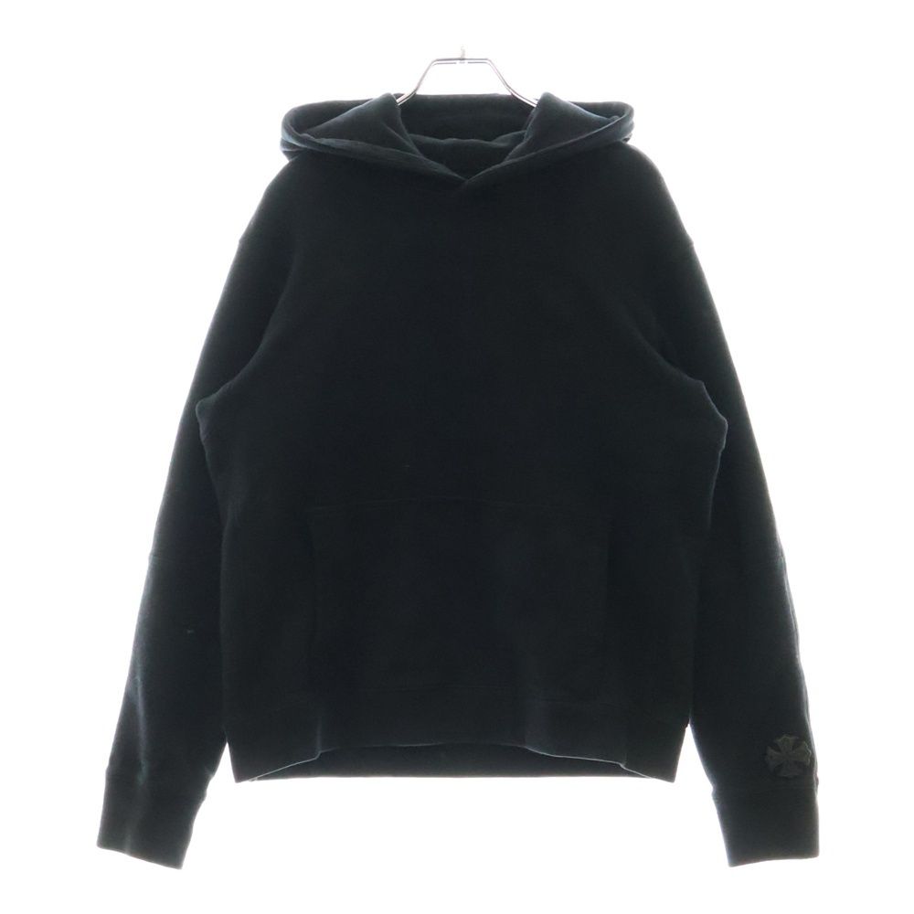 CHROME HEARTS クロムハーツ Y NOT CHプラスレザーパッチロゴ刺繍プルオーバーパーカー