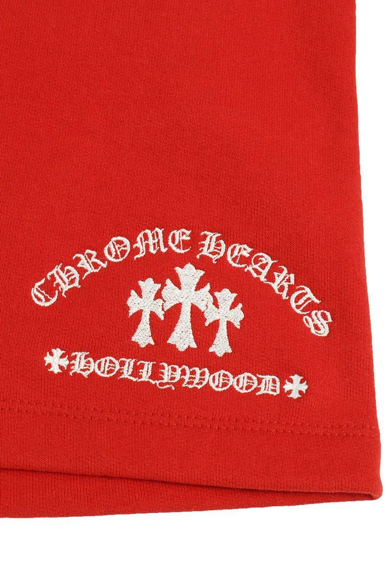 クロムハーツ SAILIN ON HLF PNTS クロス刺繍ハーフパンツ メンズ Mメンズ - ショートパンツ