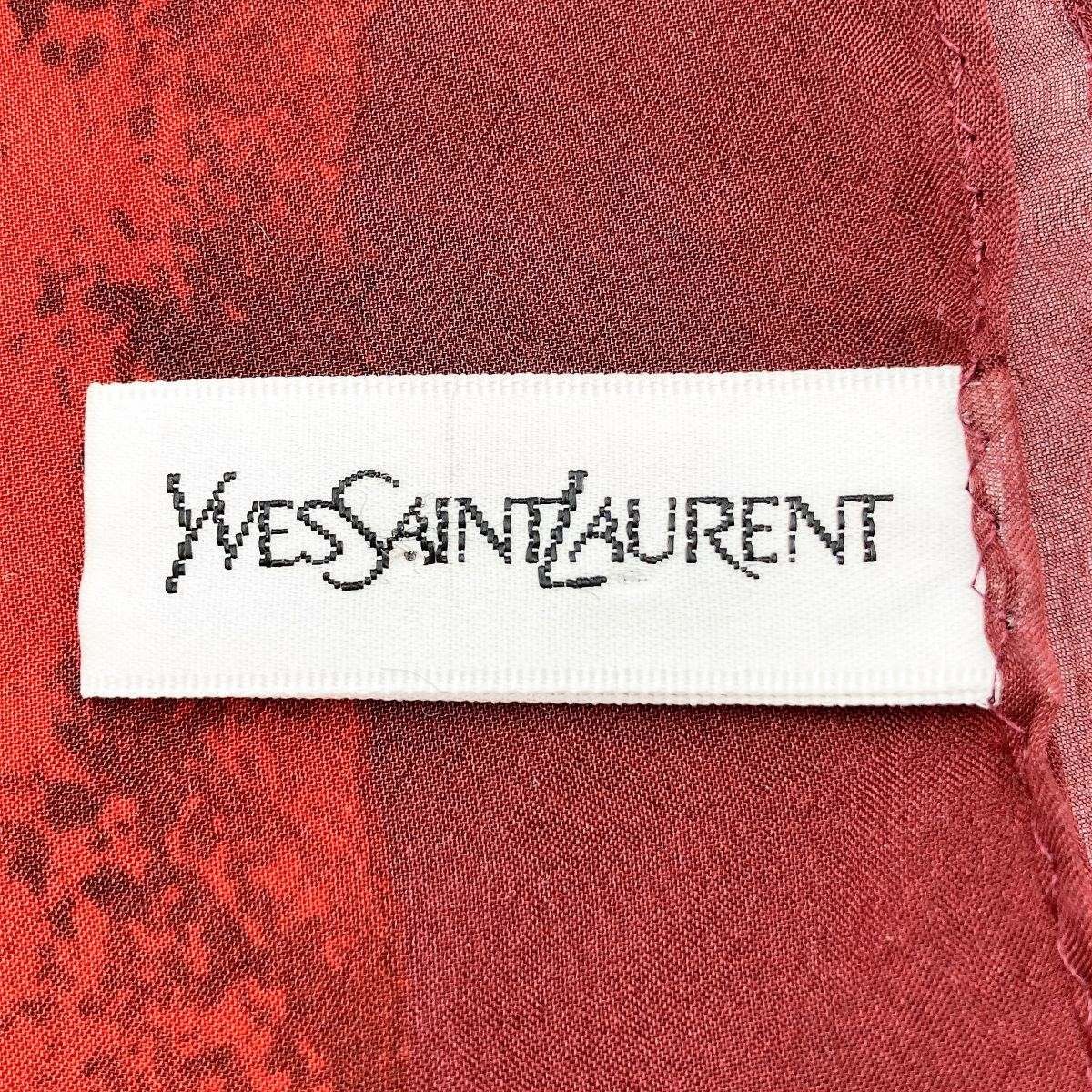 美品 YVES SAINT LAURENT イヴ・サンローラン ストール マフラー