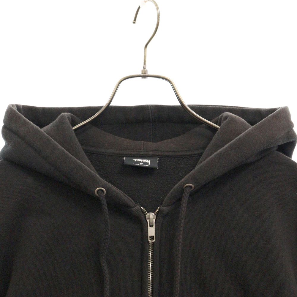 STUSSY (ステューシー) 両面ロゴプリント ジップアップ パーカ
