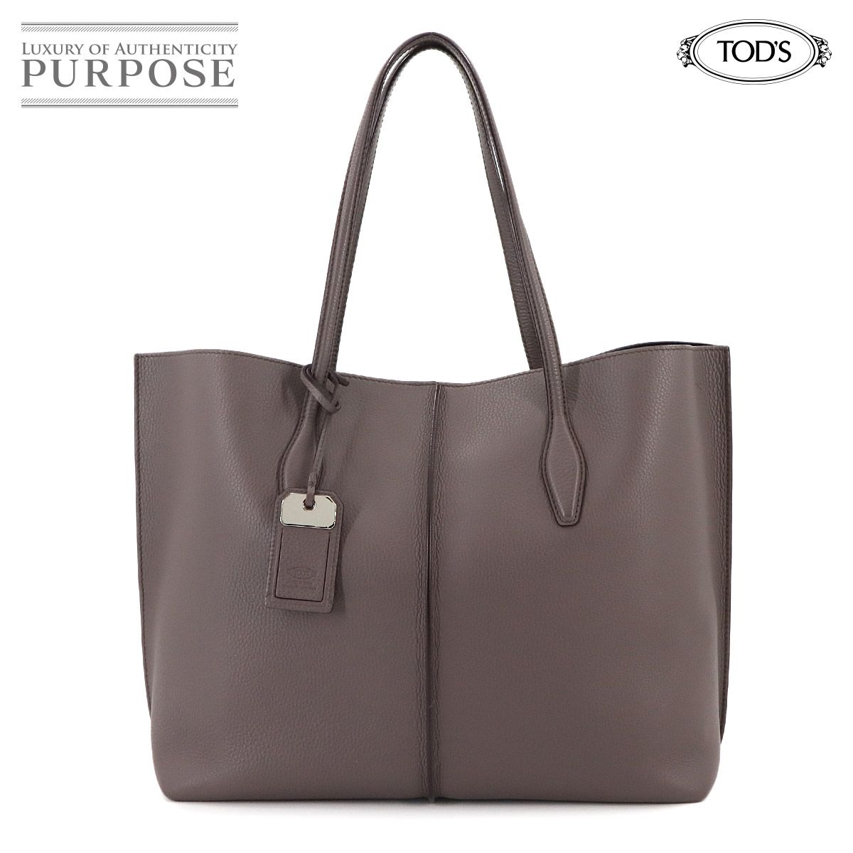 新品同様 トッズ TOD'S ジョイ トート バッグ レザー ブラウン 新品同様 トッズ TOD'S ジョイ トート バッグ レザー ブラウン