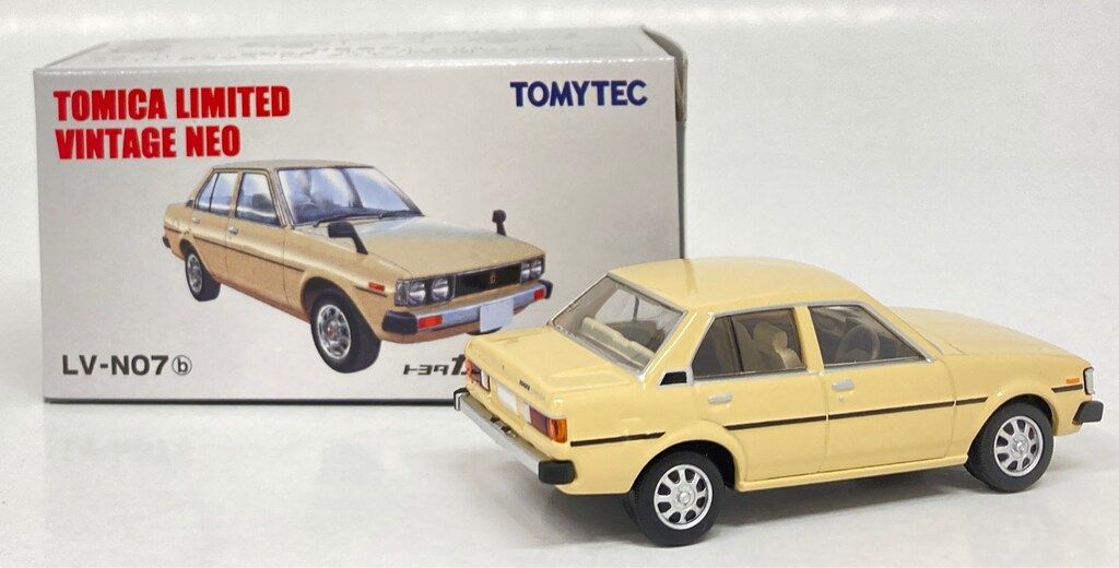 【新品】TOMICALIMITEDVINTAGENEOトヨタカローラ1500GL LV-N07c カローラ1500GL（茶色） | 製品をさがす | tomica
