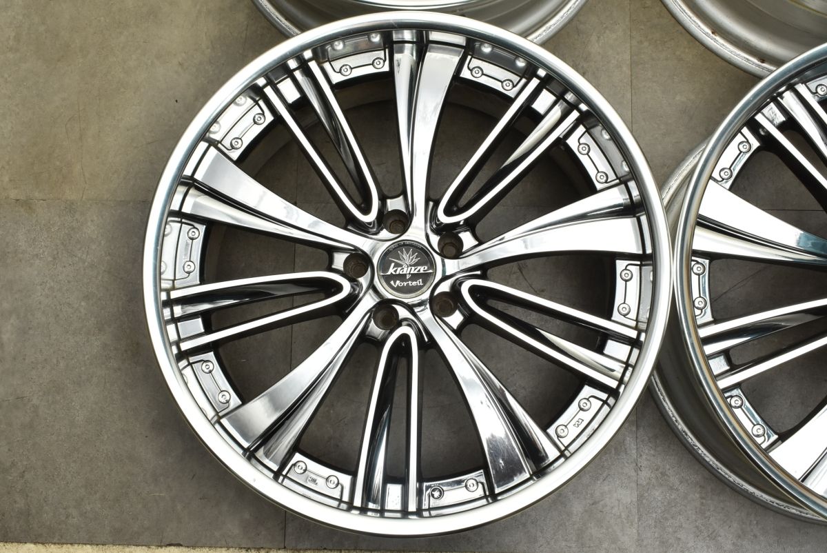 カスタム用に Weds クレンツェ ヴォルテイル 21in 9J 31 PCD114.3 4本セット アルファード ヴェルファイア ハリアー エルグランド FFCRYSTALESIA_COM