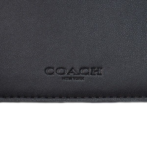コーチ パスポートケース COACH コーティングキャンバス レザー