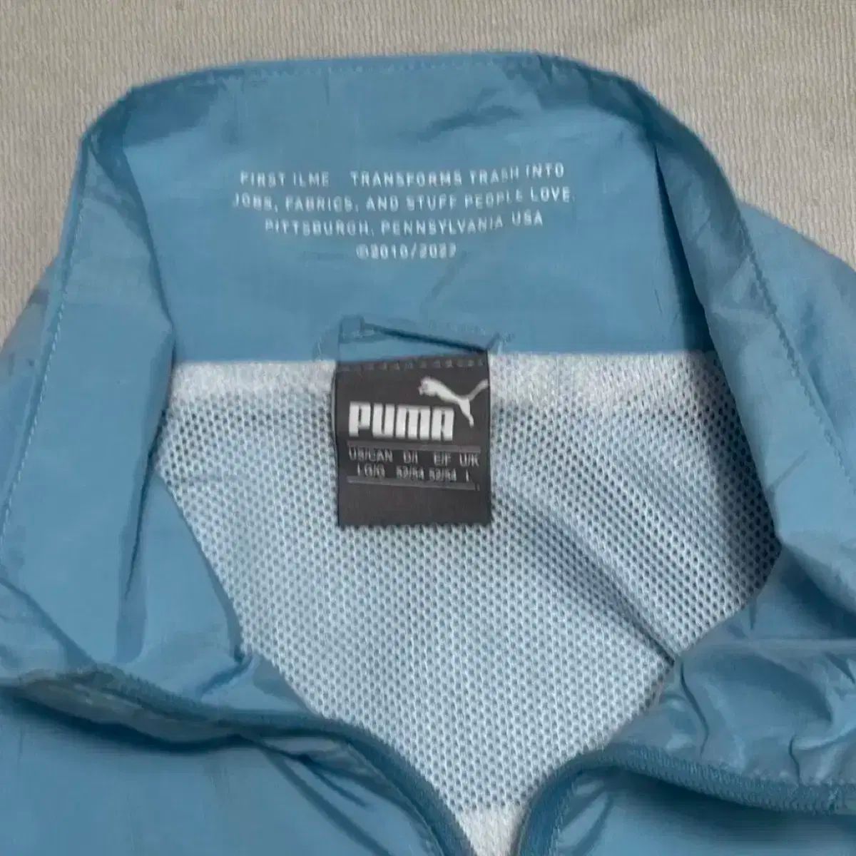 PUMA× マンチェスターシティ ウィンドブレーカ S PUMA マンチェスターシティ MCFC プーマテック ウーブン