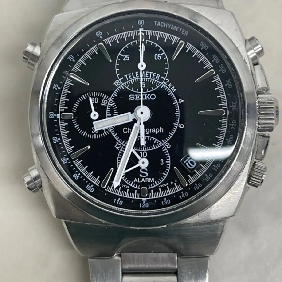 R730 中古品セイコー 7T32-9000 Yahoo!オークション - SEIKO SUS