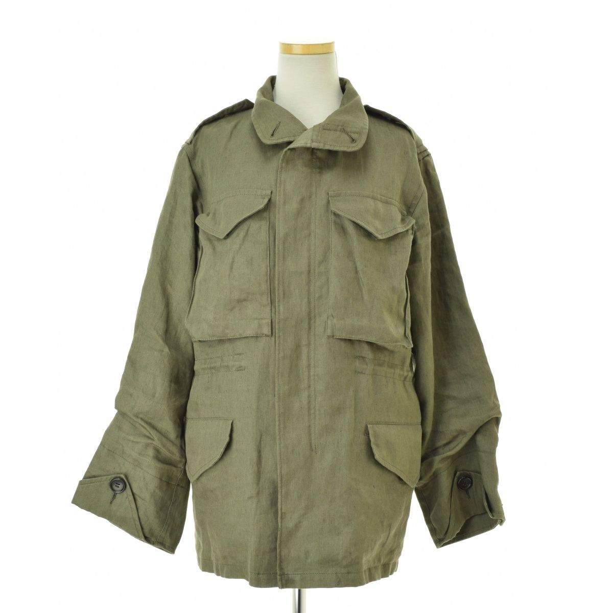 MADISONBLUE - 【MADISONBLUE】ユニセックス MB201-1005 M65 LINEN SATINフィールドジャケット M65 LINEN SATIN MNS | UNISEX | MADISONBLUE
