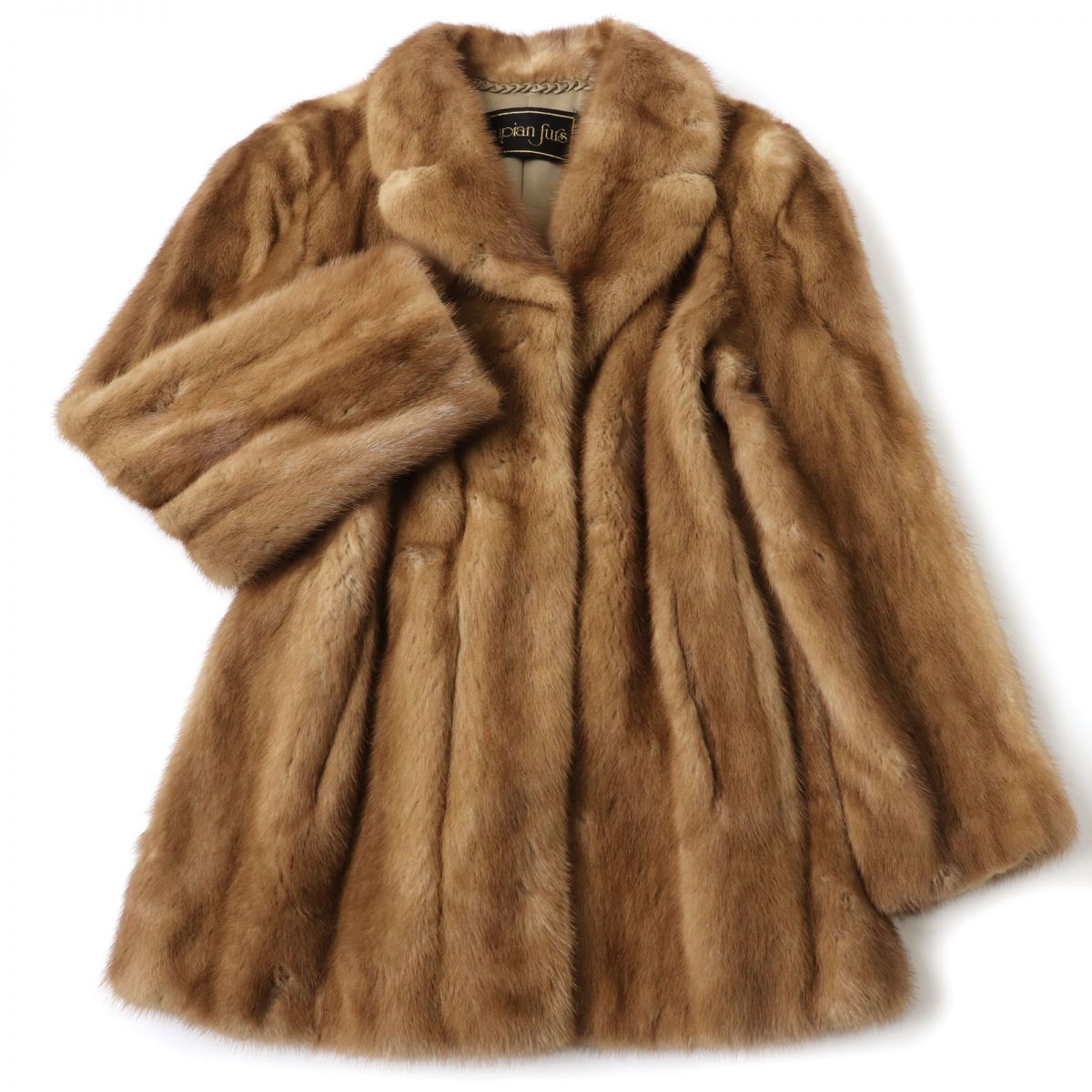 毛並み極美品☆LUPIAN FUR ルピアンファー MINK ミンク 本毛皮コート