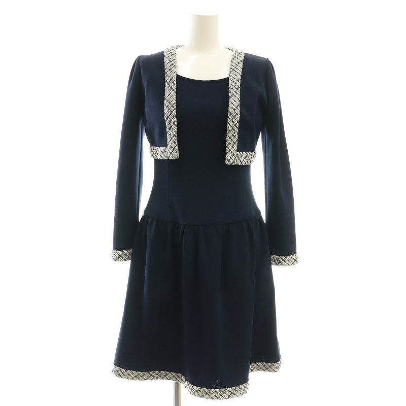 【美品】Rene ルネ TISSUE社 ノーカラージャケット 白×黒 34 2025年最新】Rene レディース ノーカラージャケットの人気