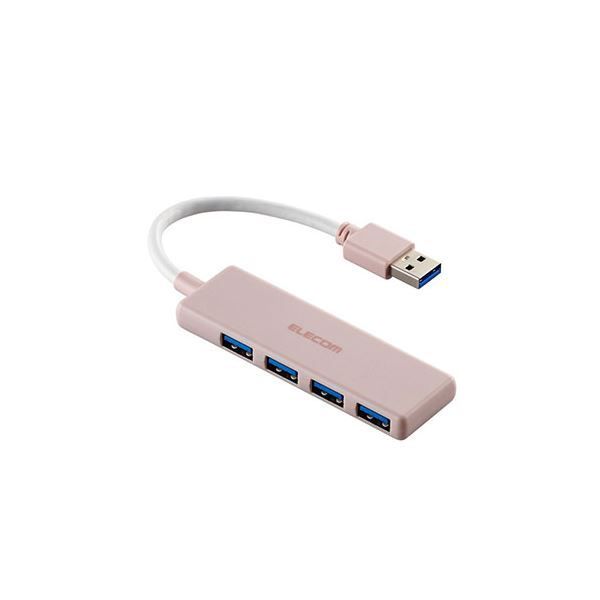 エレコム USB 5Gbpsハブ 4ポート ピンク U3H-H040PN