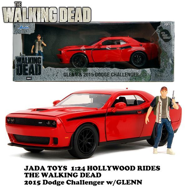 1:24 THE WALKING DEAD 2015 Dodge Challenger w/GLENN