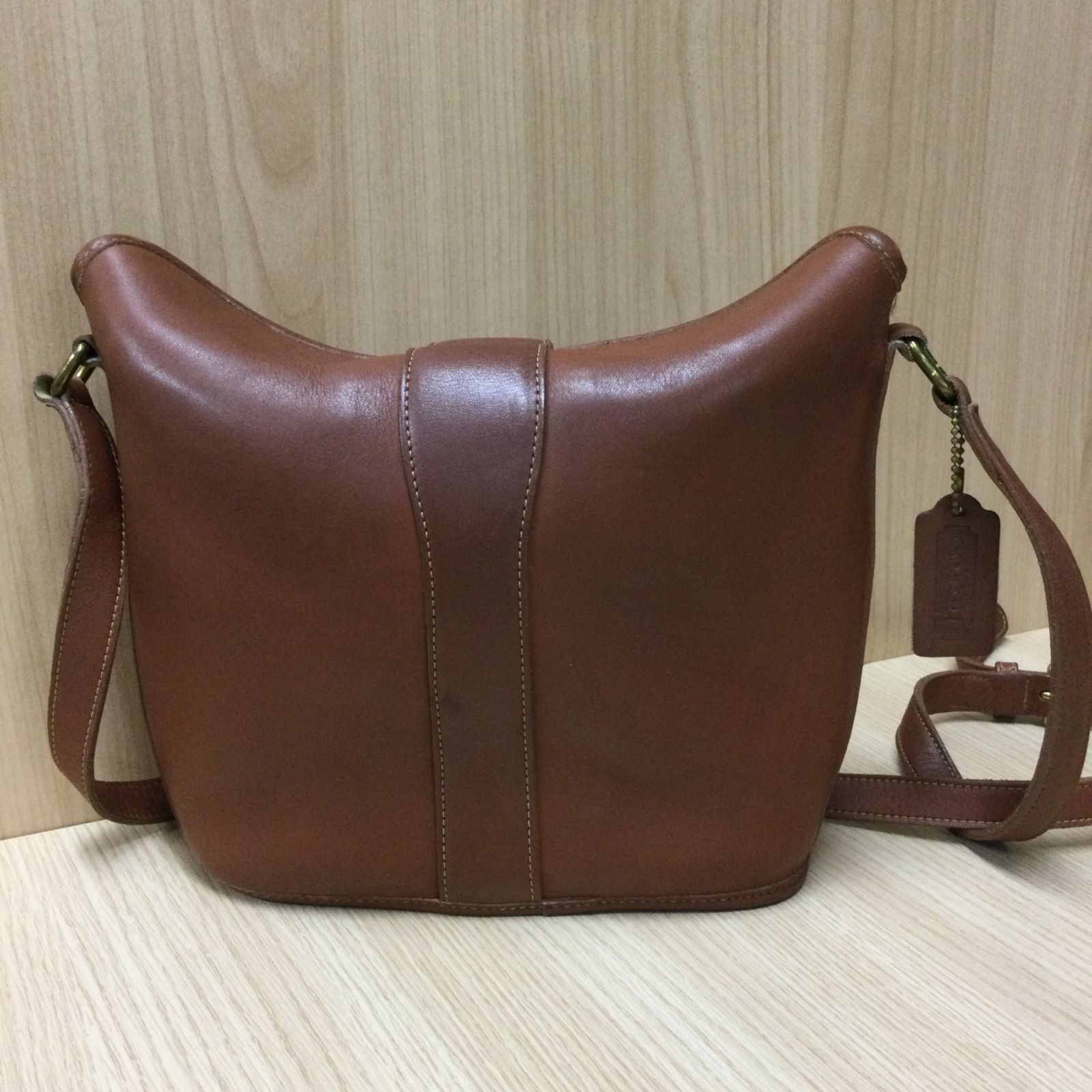 オールドコーチ coach ショルダーバッグ オールレザー ターン