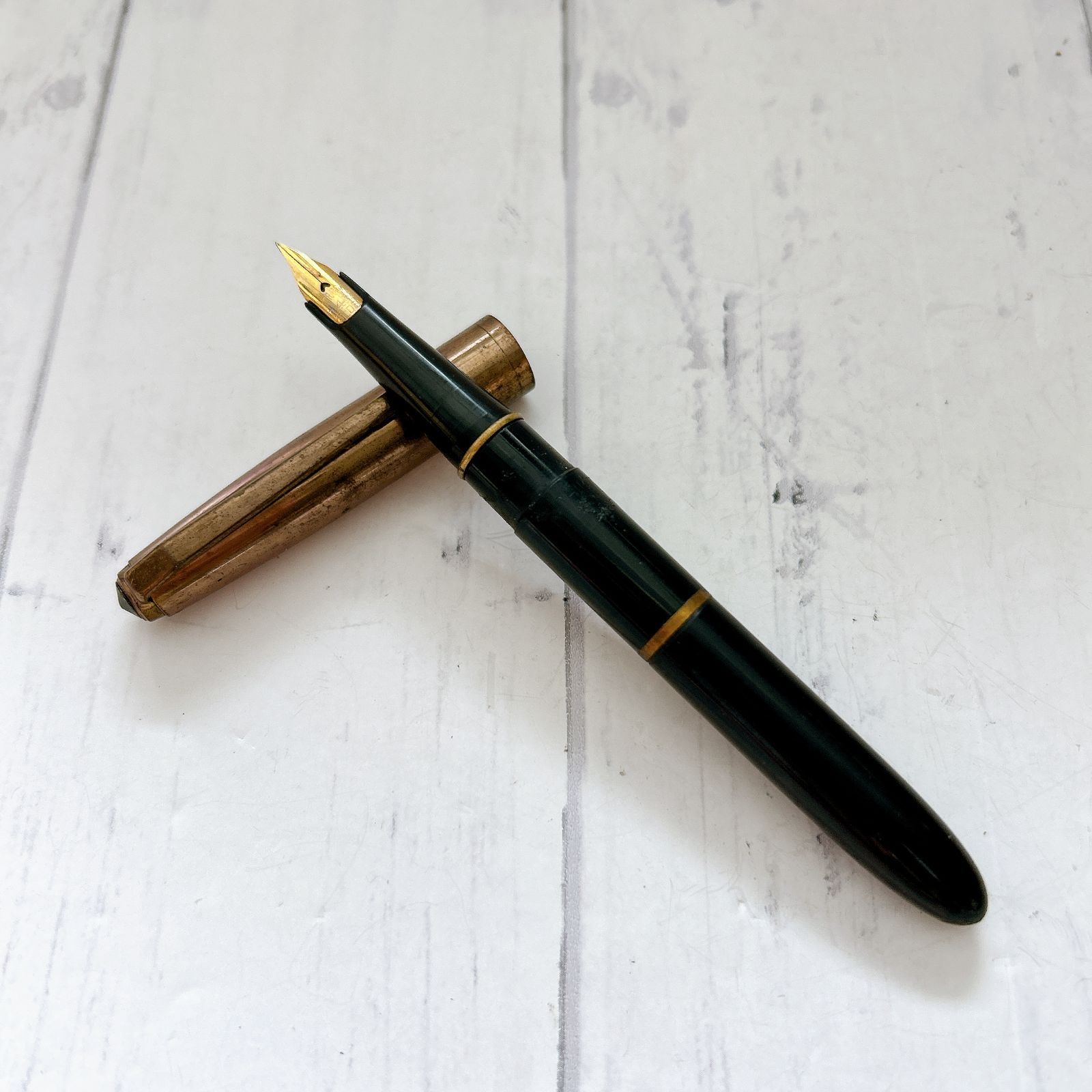 ワランテッド　WARRANTED 14Kペン先　　ヴィンテージ　万年 WARRANTED 万年筆 GOLD PEN ペン先14K 筆記用具 ワランテッド