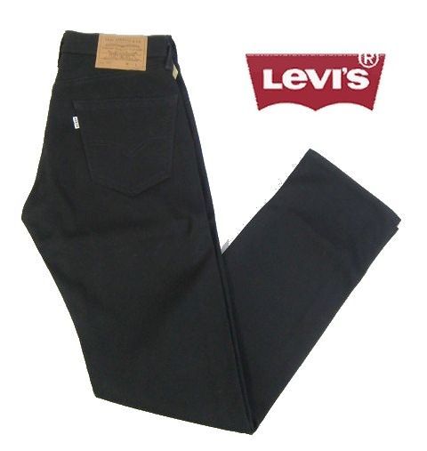 ※月207新品 リーバイス 505 レギュラーストレートパンツ W28 L32 WARM ロングパンツ Levi's 裏起毛 保温性 黒系 00505-1625
