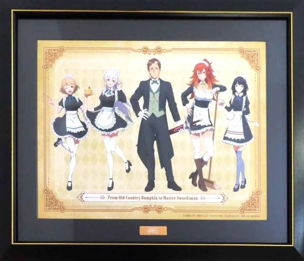 原画イラストボード 付属品付 TVアニメ 片田舎のおっさん 剣聖になる ×アトレ秋葉原 POP UP SHOP 複製原画