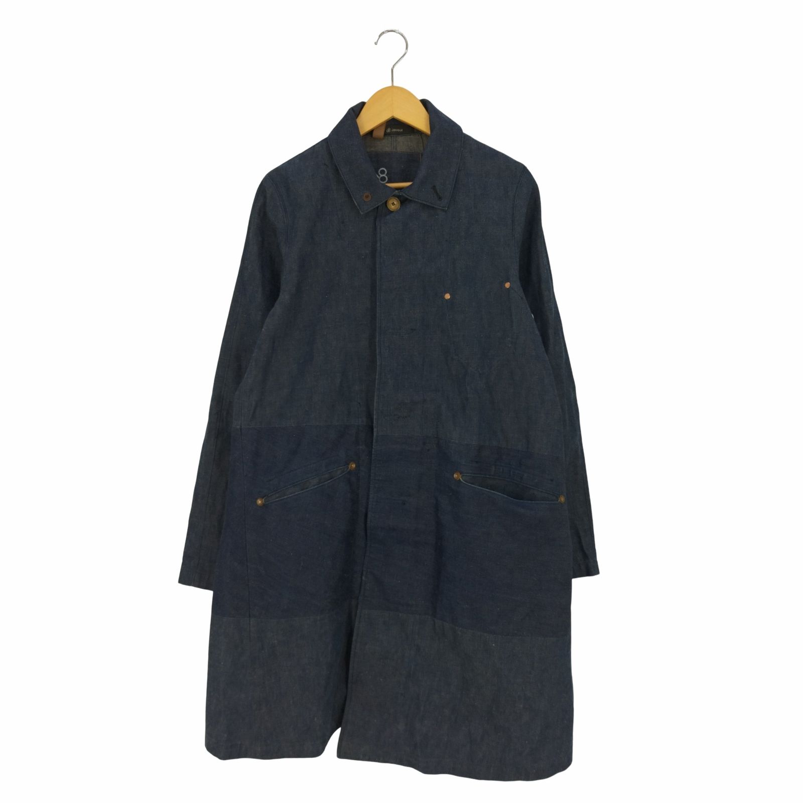 ジョンブル Johnbull デニム切替ステンカラーコート メンズ JPN：M 