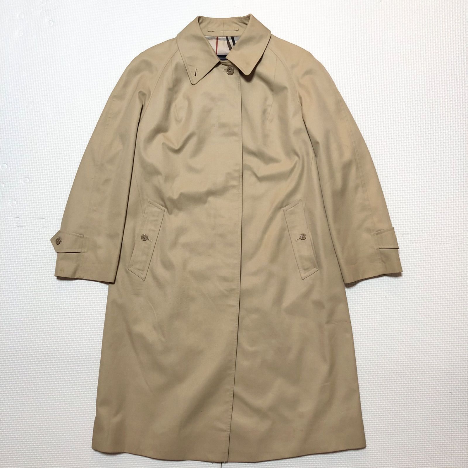 Burberrys バーバリー ステンカラーコート ベージュ×裏地ノバチェック