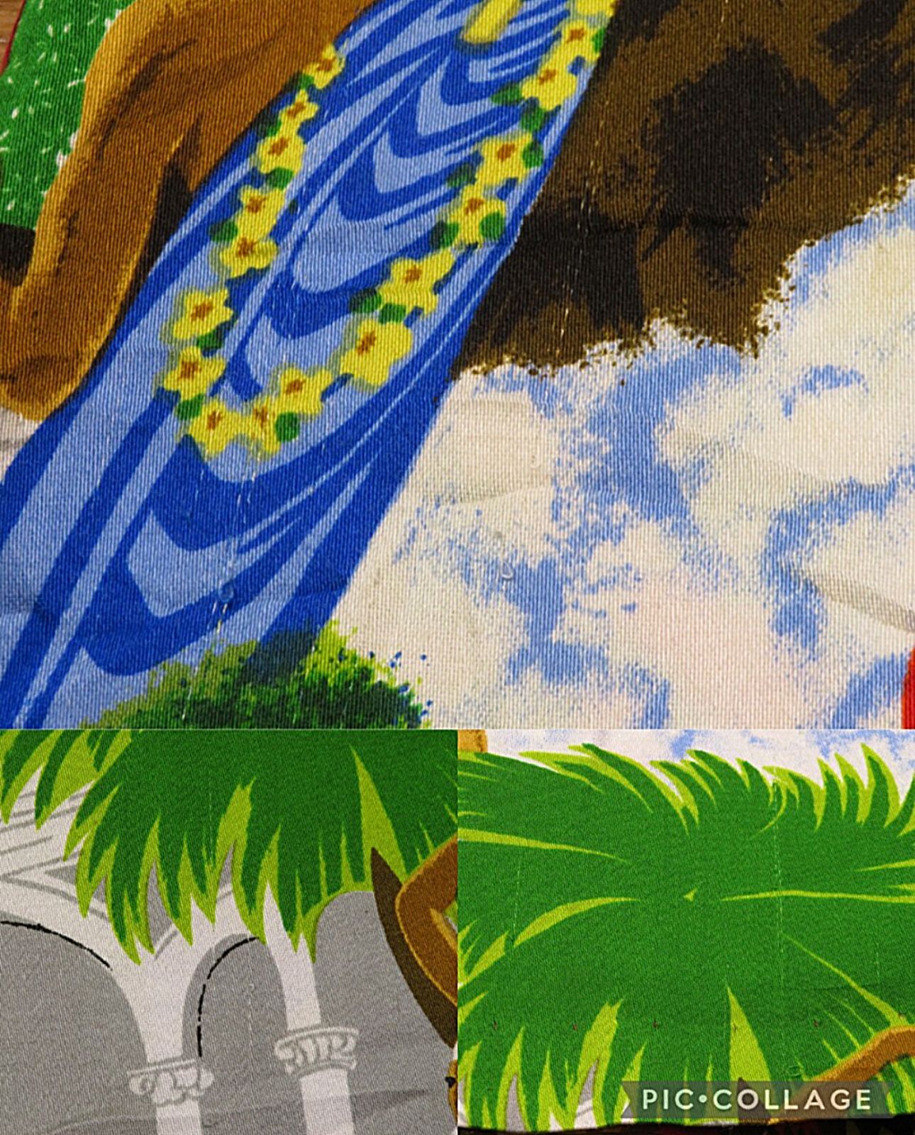 Honolulu ホノルル製 Lサイズ Waltah Clarkes ウォルタークラーク 70s頃 アロハシャツ ビンテージ EUGEME SAVAGE ユージンサベージ KARIMZIABAT_FR