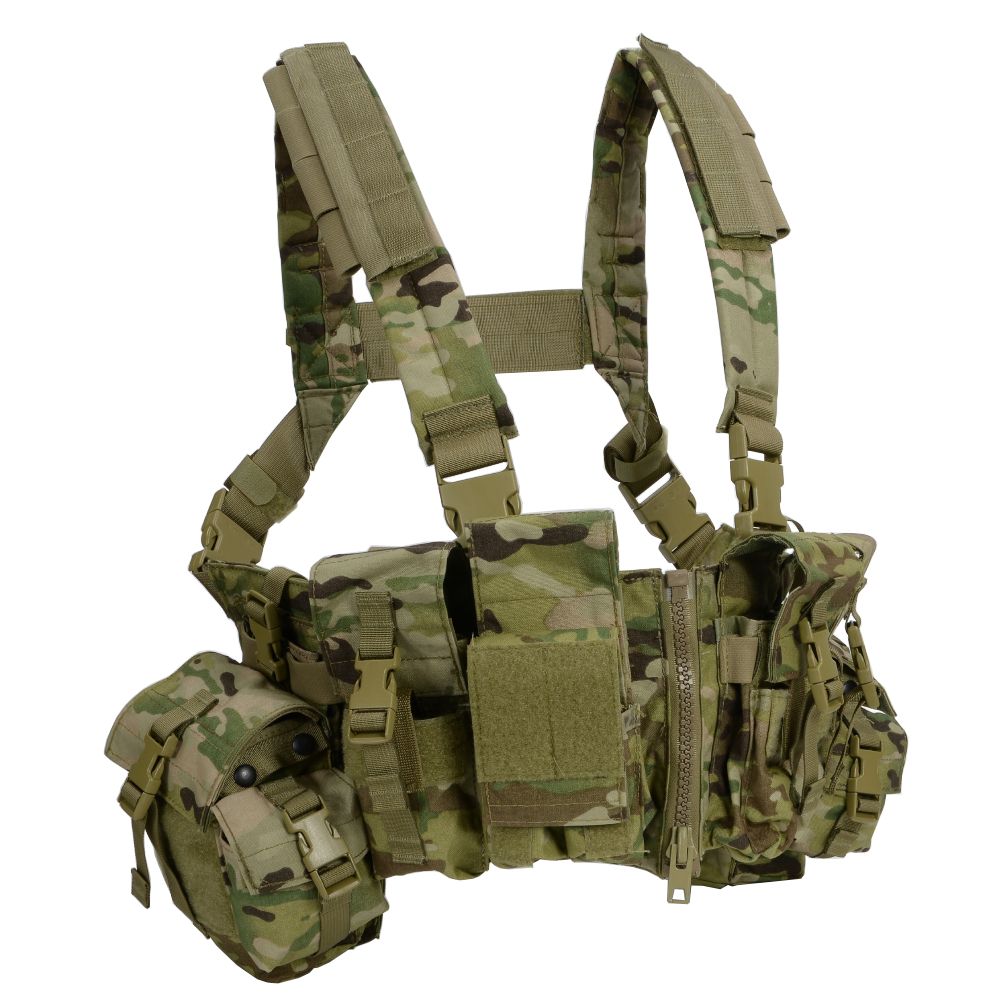 LBT 1961G チェストリグ　マルチカム LBT ロードベアリング チェストリグ M4/M16用 フロントジッパー付き