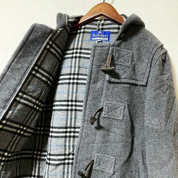 wnc バーバリーブルーレーベル BURBERRYBLUELABEL コート 38 グレー