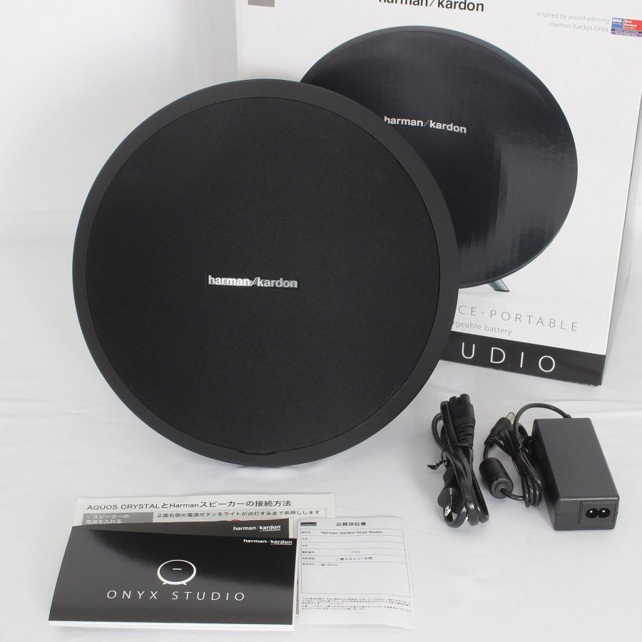 美品　harman/kardon ワイヤレススピーカー ブラック harman/kardon ワイヤレススピーカー ブラック - メルカリ