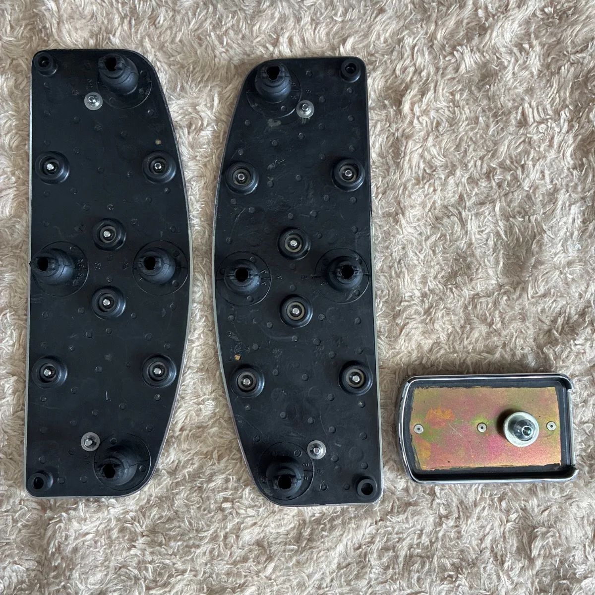 No.123 ハーレー フットボードインサートキット ブレーキペダルパッド BRIGHTFACE_UK