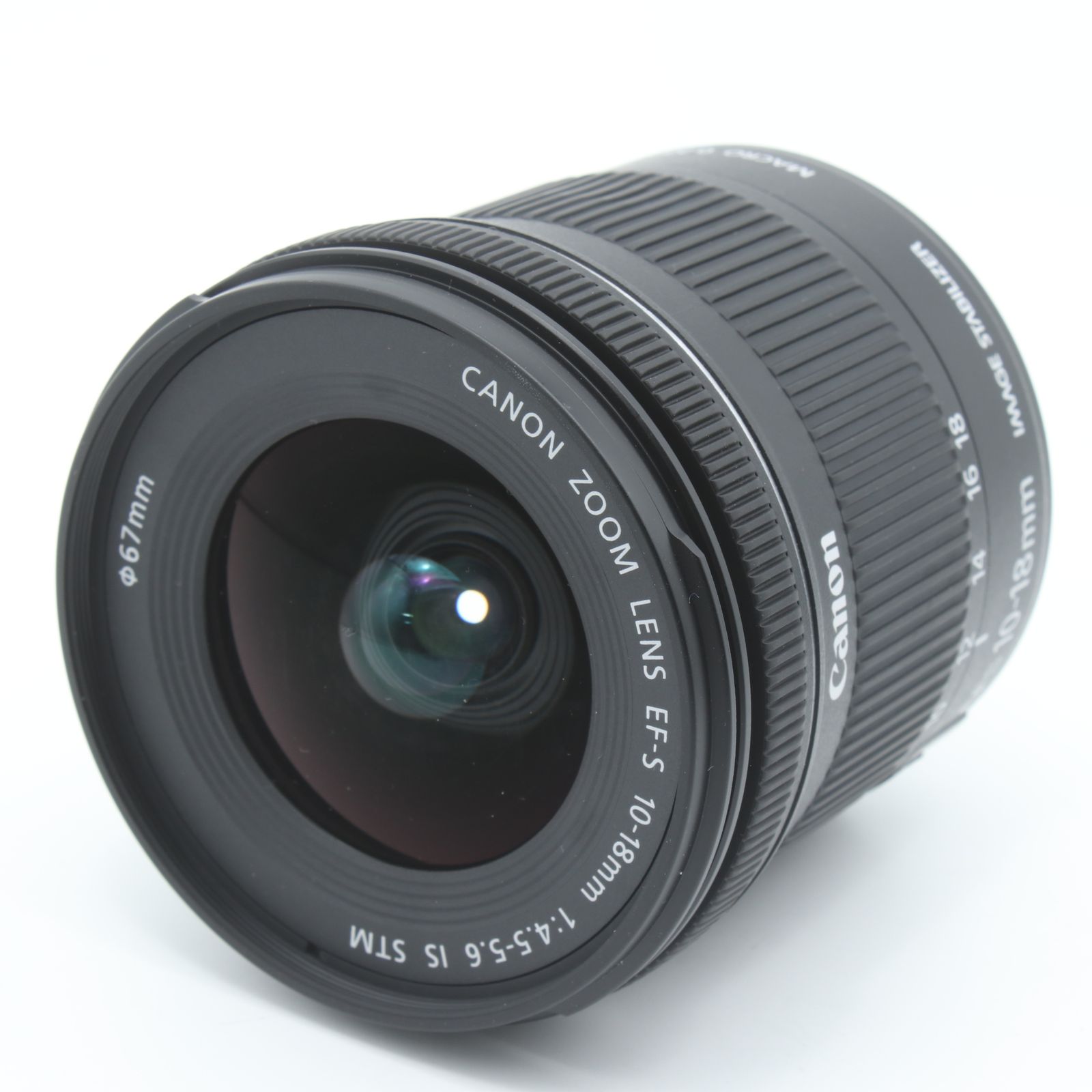 美品】Canon 超広角ズームレンズ EF-S10-18mm F4.5-5.6 IS STM APS-C